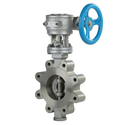 Pressure-resistant corrosion-resistant lug metal seal butterfly valves