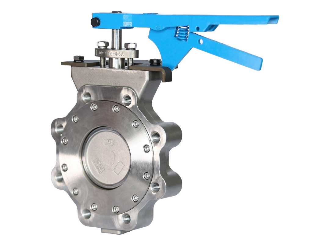 Fireproof high performance lug butterfly valve