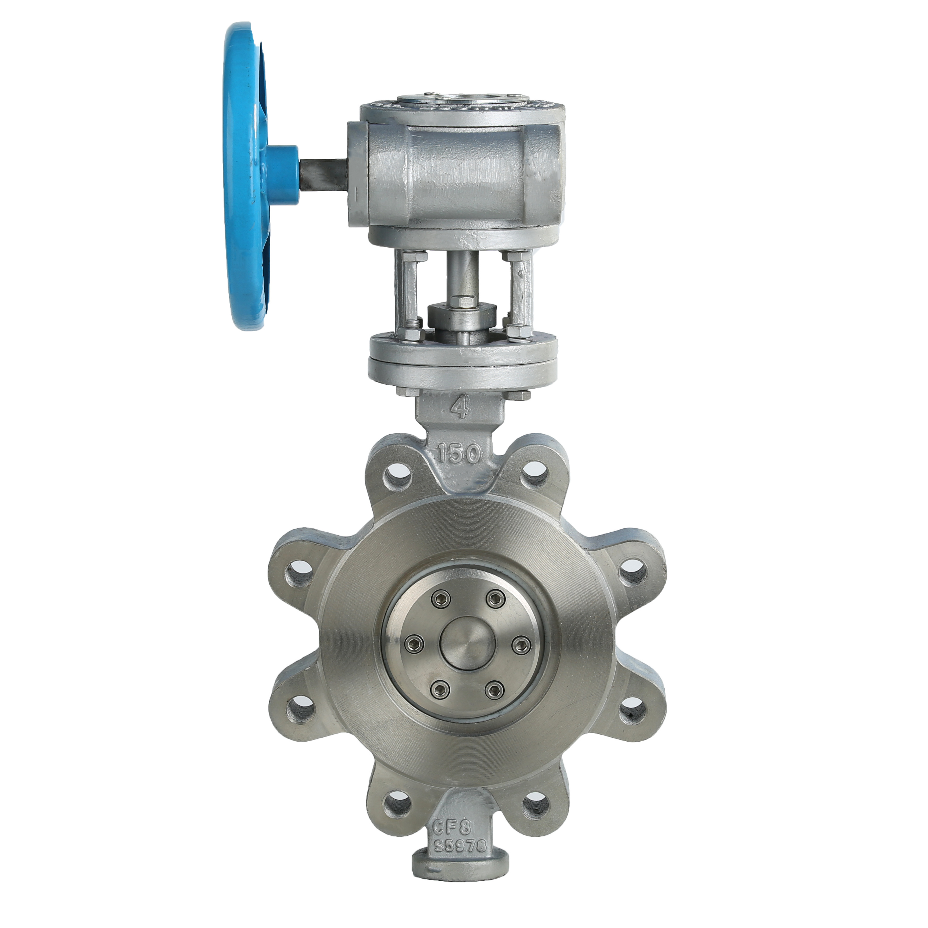 Pressure-resistant corrosion-resistant lug metal seal butterfly valves