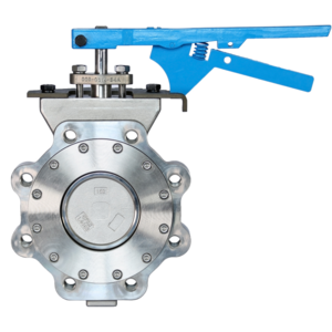 Fireproof high performance lug butterfly valve