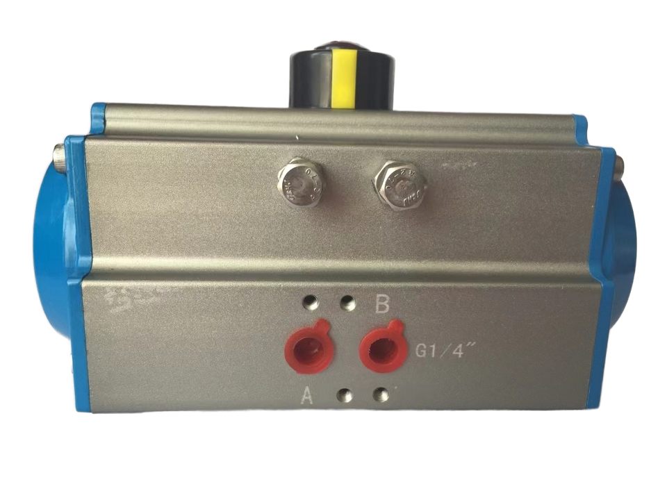 Waterproof, explosion-proof and acid-resistant 90 degree rotating aluminum alloy AT pneumatic actuator