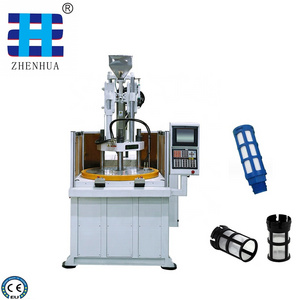 ZHENHUA 120T Vertical 2 Station Rotary Table/Platen Injection Molding Machine For product with inserted parts Filter Producing