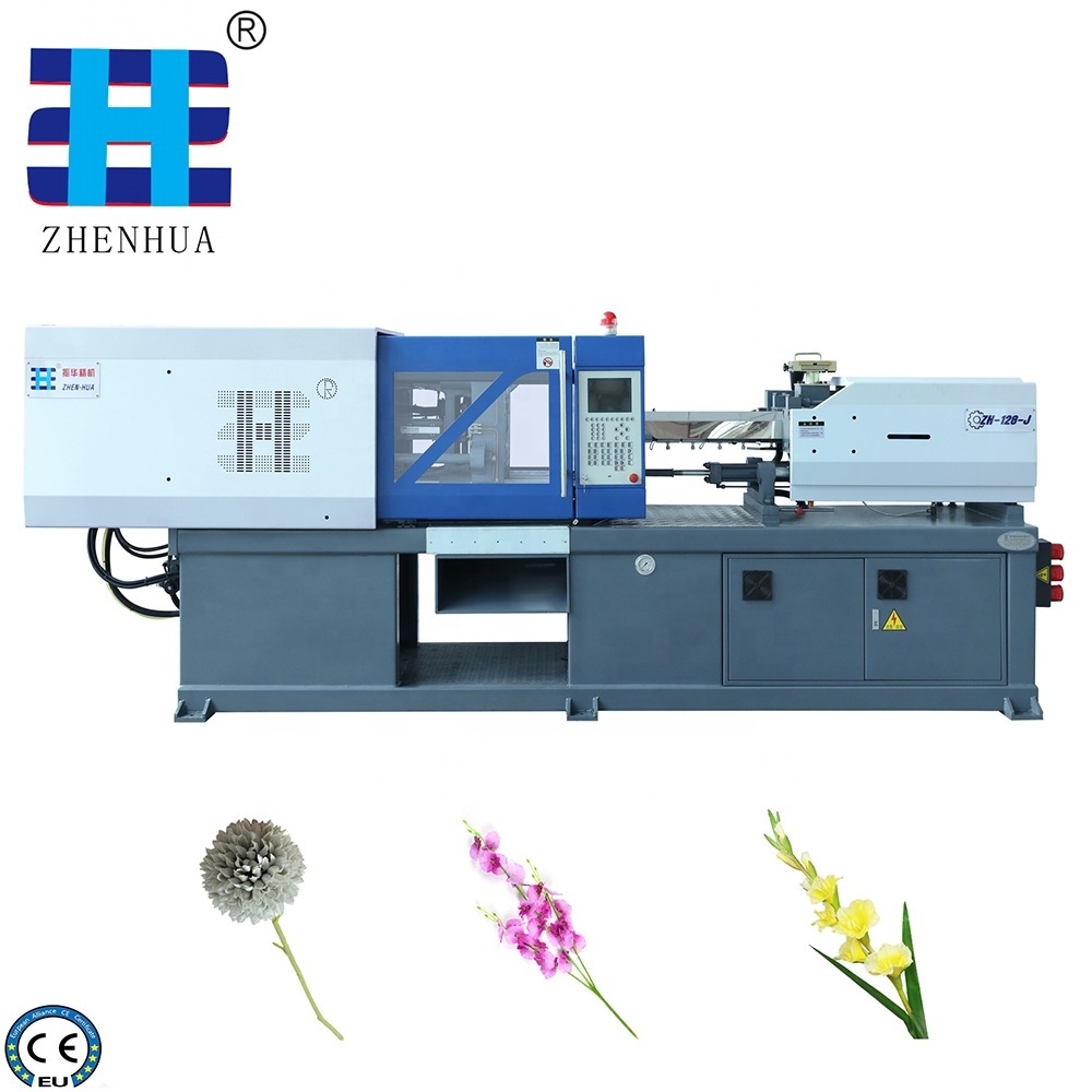 ZHENHUA High Quality Mixed Two Colors Flower Plastic Injection Molding Machine For Artificial Flowers Making With CE Certificate