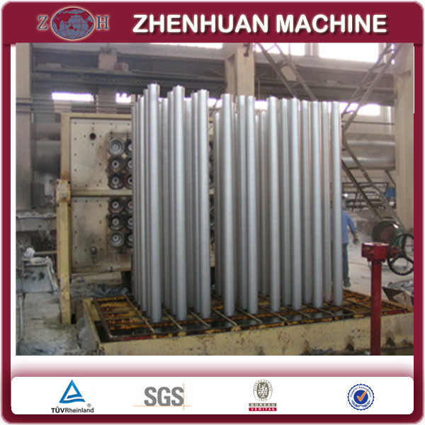 Aluminum billet continuous casting machine with furnace & deduster