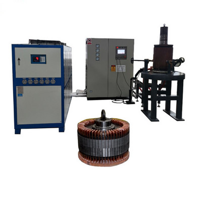 High voltage large motor rotor brazing machine for squirrel cage rotor induction brazing soldering welding machine