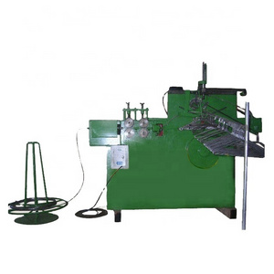 Semi-auto clothes wire hanger making machine for laundry