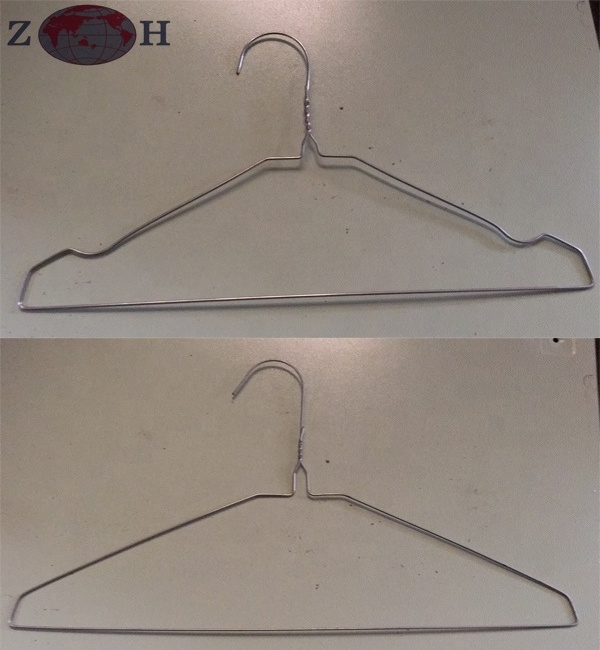 Semi-auto clothes wire hanger making machine for laundry