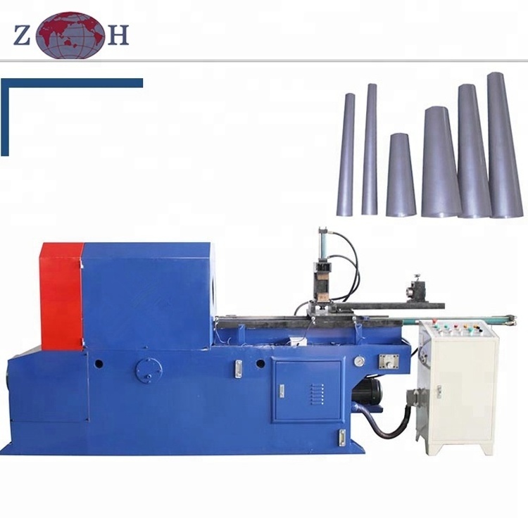 Tube swaging machine for reducing the pipe diameters