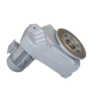 GFF/GFAF series helical Inline electric motor helical parallel gearbox