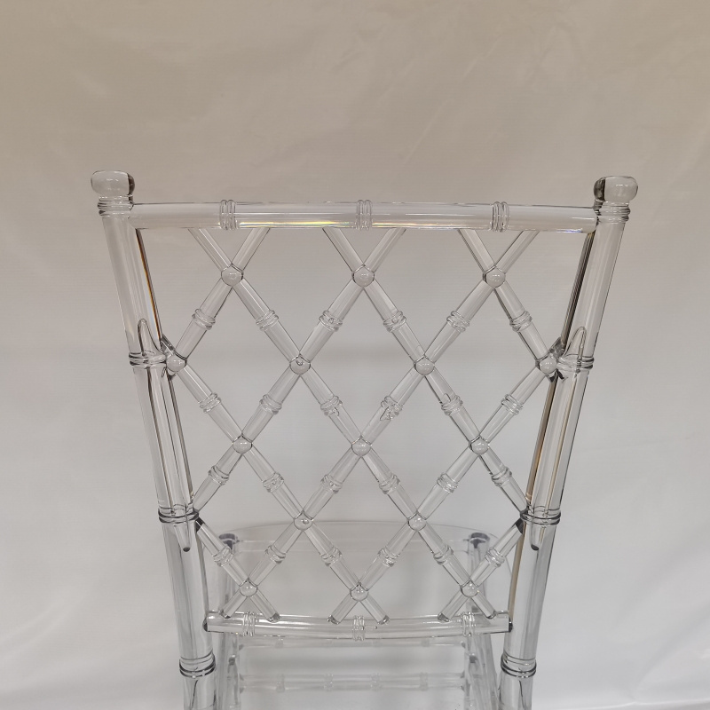 Wholesale Hotel Stackable Transparent Gold Black White Clear Acrylic Chairs For Weddings And Banquet