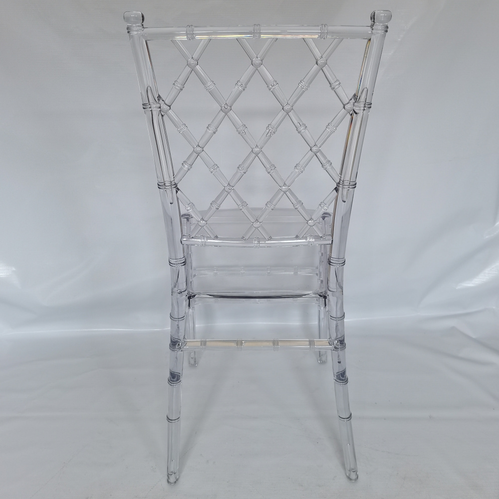 Wholesale Hotel Stackable Transparent Gold Black White Clear Acrylic Chairs For Weddings And Banquet