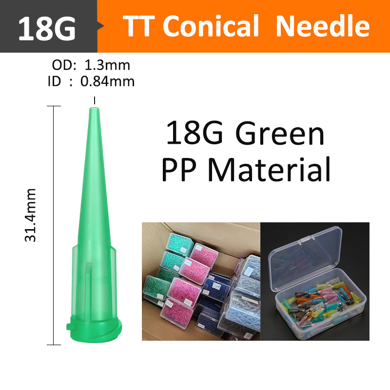 14G-25G Glue TT Tapered Tips Plastic Dispensing Needle conical nozzles adhesive