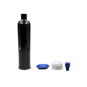 6oz EF-D EPOXY resin gel syringe barrel 150ml glue dispensing syringe black for  presission automatic glue dispenser machine