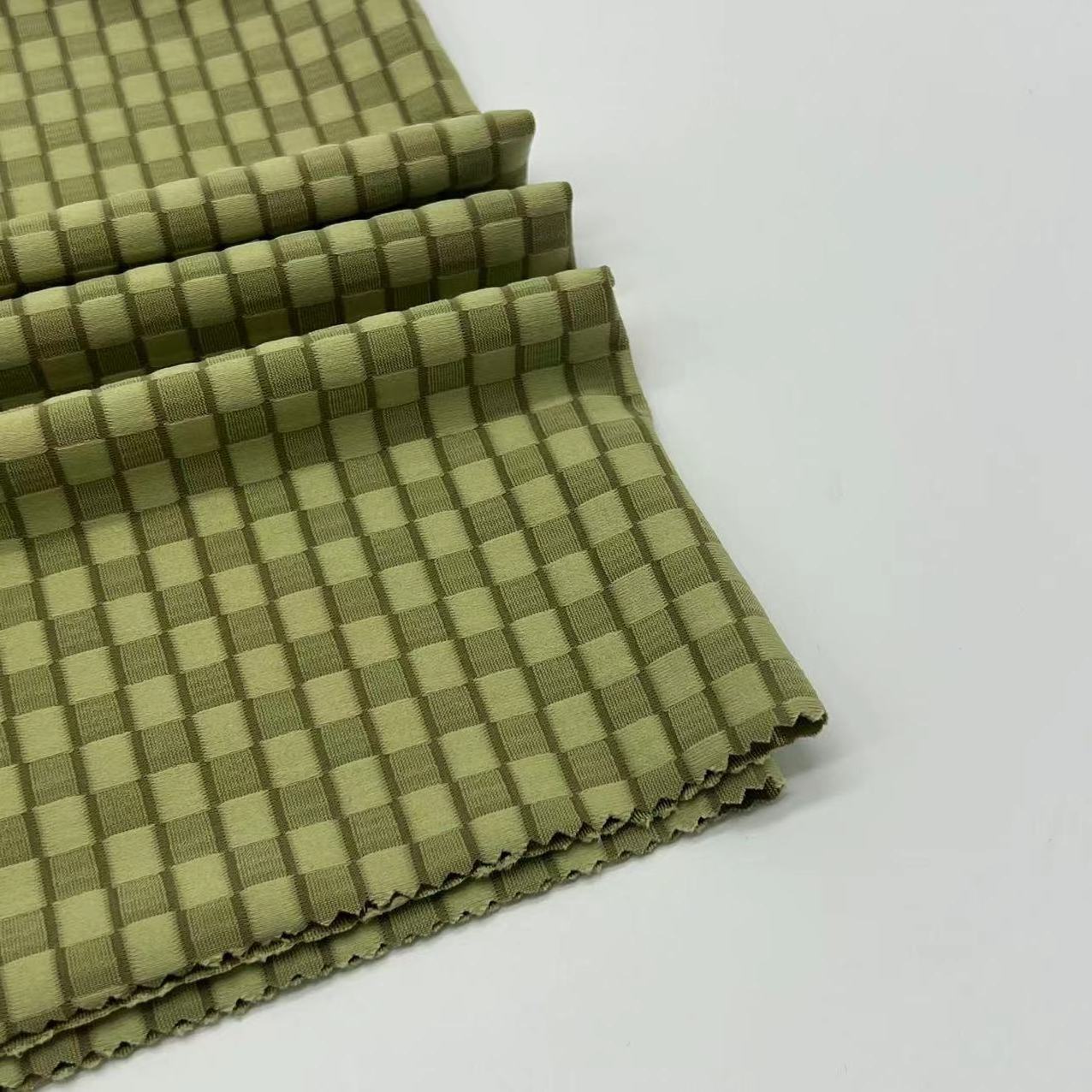 chessboard style more color to choose warp knitting jacquard soft for knit textile