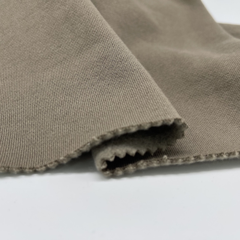 Cheap Price Plain 70% Cotton 30% Polyester 365gsm Brushed Knitted French Terry Fabric for Garment Hoodie