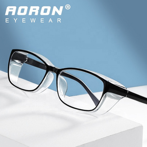 Aoron High Quality Anti Blue Light Eyewear Protection Eye Anti Fog Flour-proof Prescription Safety Glasses Shades 3032