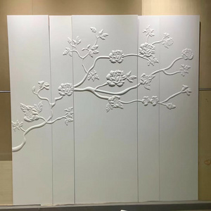 Zhenling Luxury Durable 3d leather wall panels for wall decor