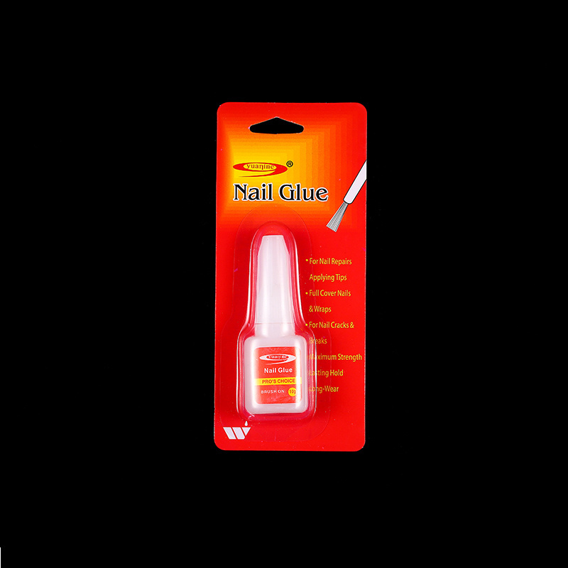 Nail Salon 10g Fast Drying Nail Glue Finger Nail Polish Brush On Glue