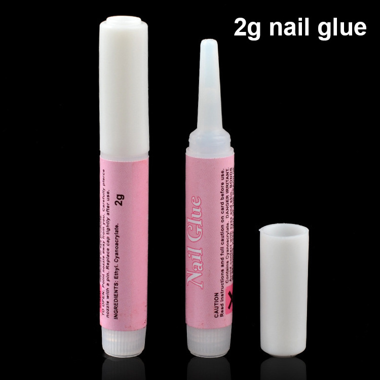 Wholesale 1g/2g Nail Glue For Press on Nail Transparent Professional Salon Cheap Price High Quality Strong Adhesive