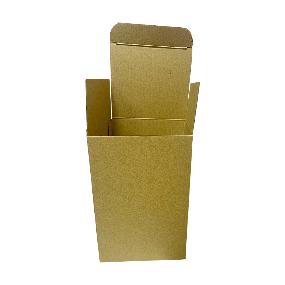 Wholesale Customized Chocolate Colour Kraft Paper Box For Packaging Kraft Made In China