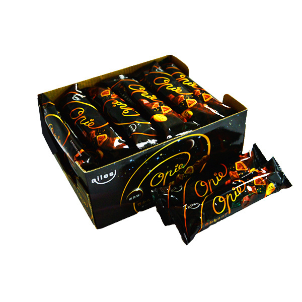 Sweet milk chocolate wafer bar in display box halal chocolates wholesale