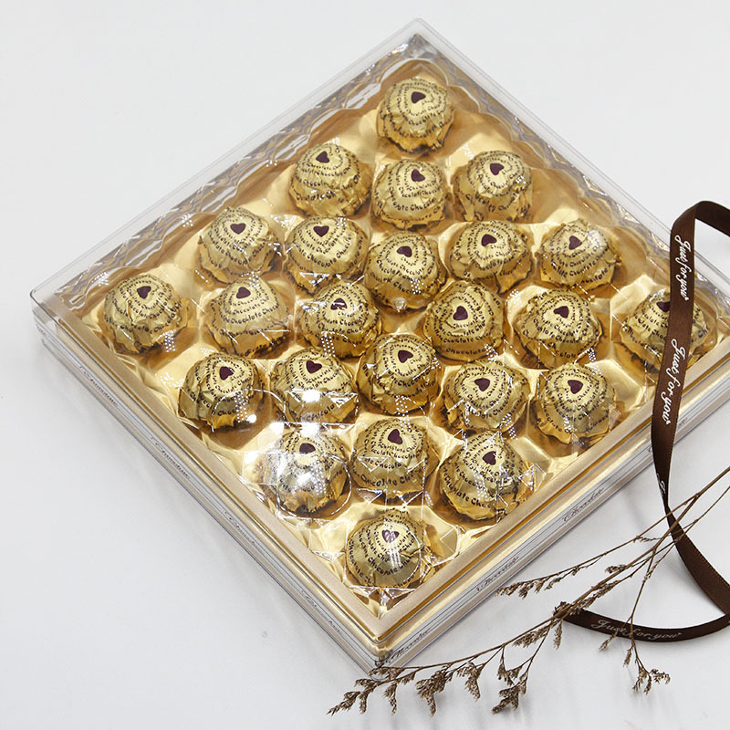 High Quality Wholesale gold Gift Wrap chocolate Brand