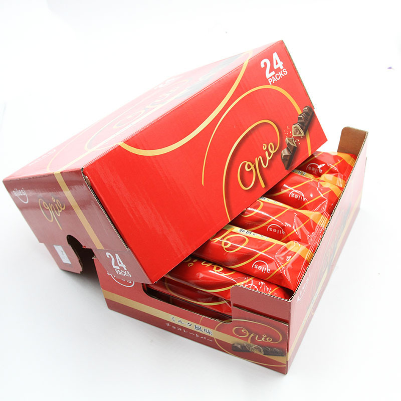 Sweet milk chocolate wafer bar in display box halal chocolates wholesale