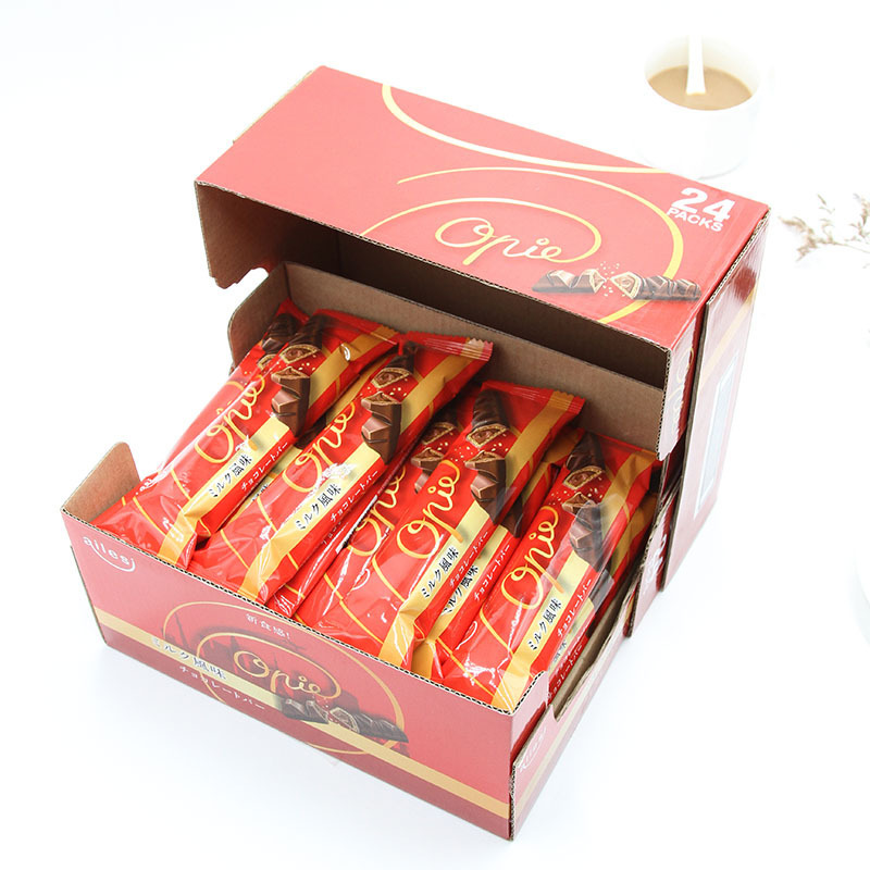 Sweet milk chocolate wafer bar in display box halal chocolates wholesale