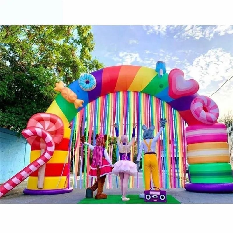 Inflatable candy arch ,inflatable rainbow arch ,inflatable wedding arch