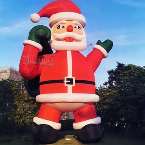 Yard standing giant inflatable christmas santa claus, christmas giant inflatable santa claus for sale