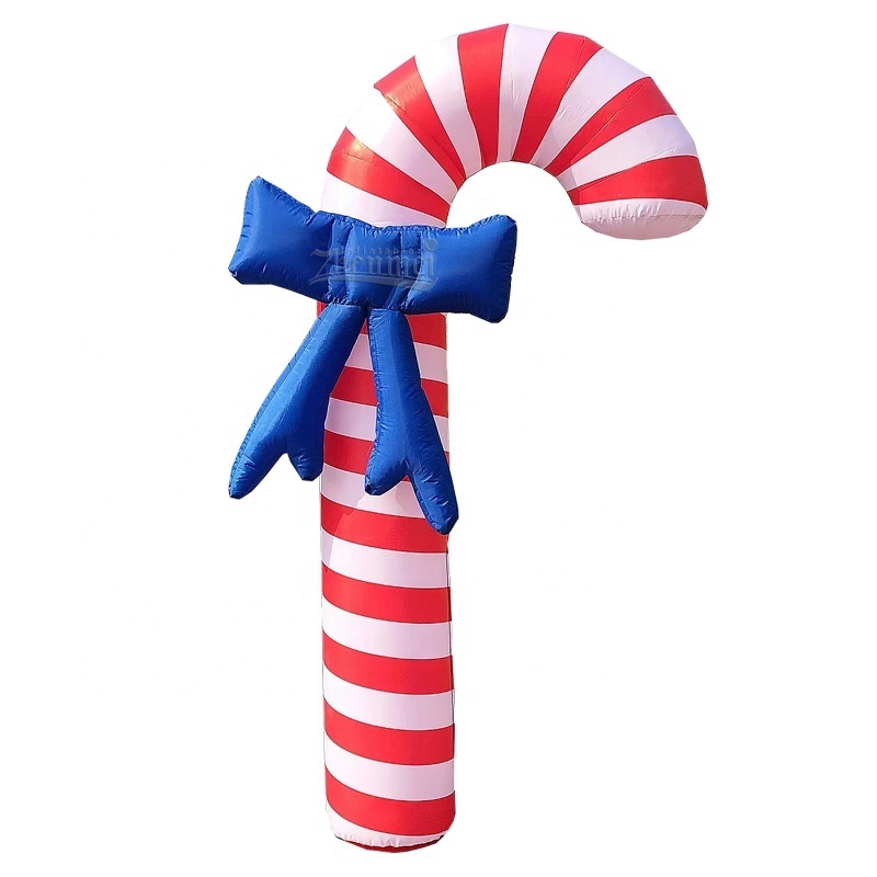 Giant PVC Candy Cane model, Inflatable Candy Canes Helium Balloon for Christmas Decorations