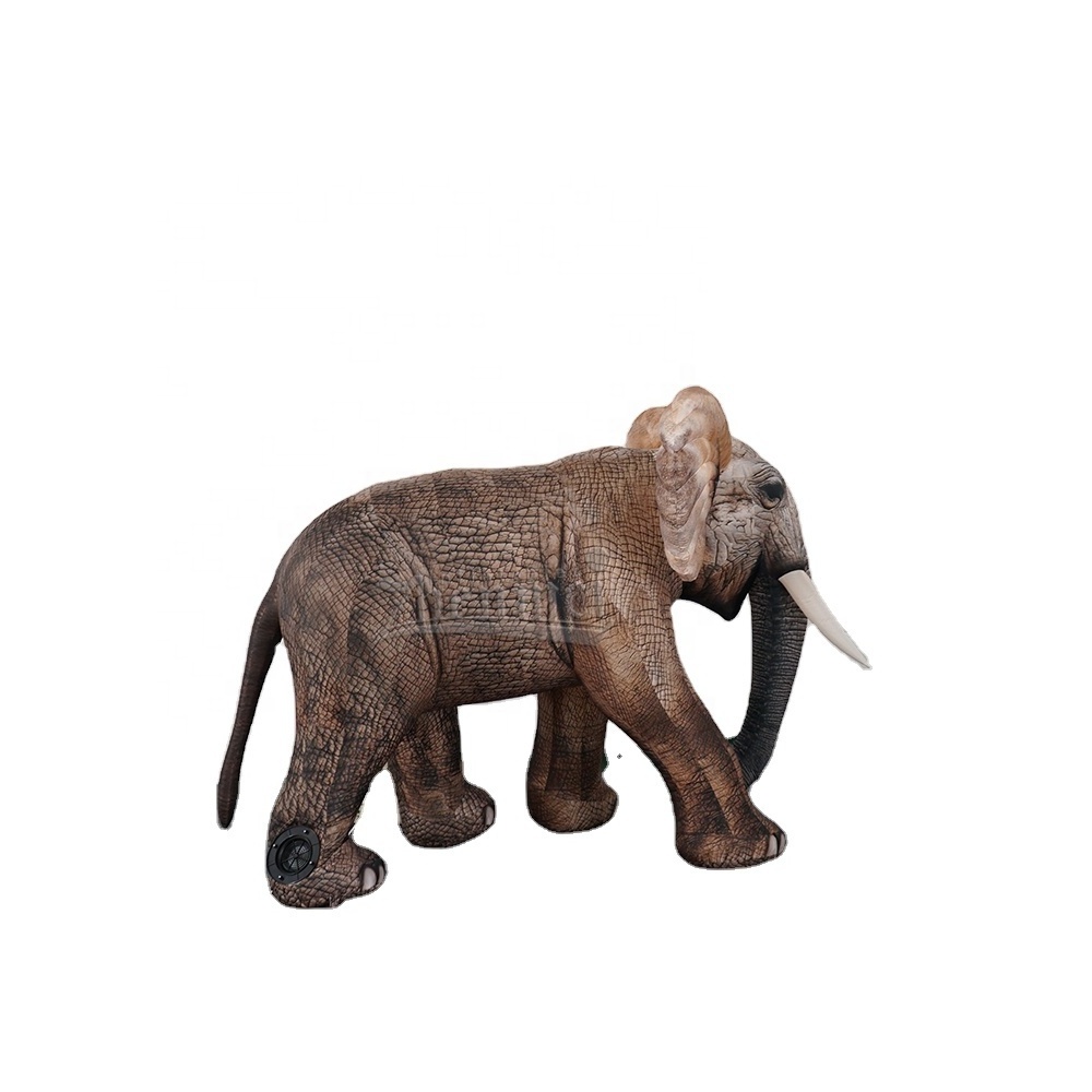 Zhenmei Giant Inflatable Elephant Decoration Inflatable Animals Elephant Models with LED Lights