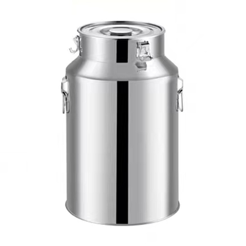 Commercial stainless steel 304 multifunctional milk pail thickened large capacity storage fresh milk can