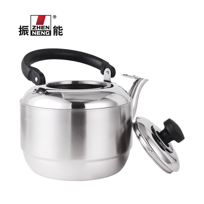 5L teapot kettle SUS304 stainless steel whistle kettle travel tea pot with bakelite handle