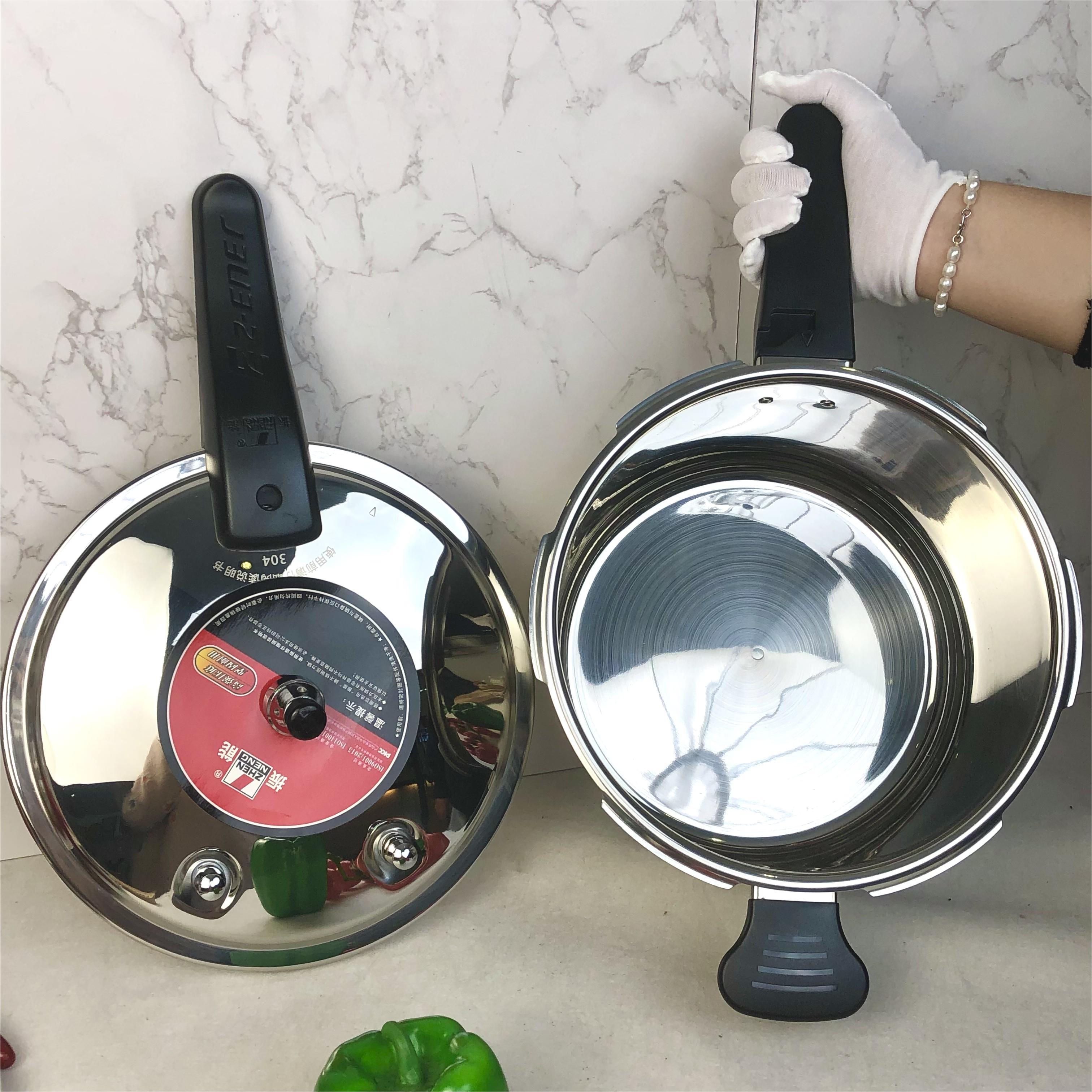 Energy time saving pressure cooker 26cm stainless steel SS304 pressure pot for gas and induction