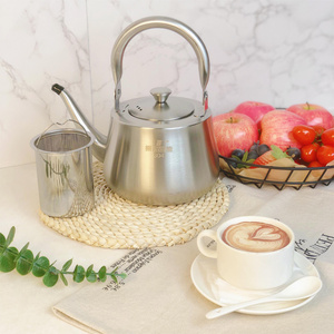 Factory Wholesale Household Stainless Steel Kettle Camping Hot Water Tea Pot for Home Hotel