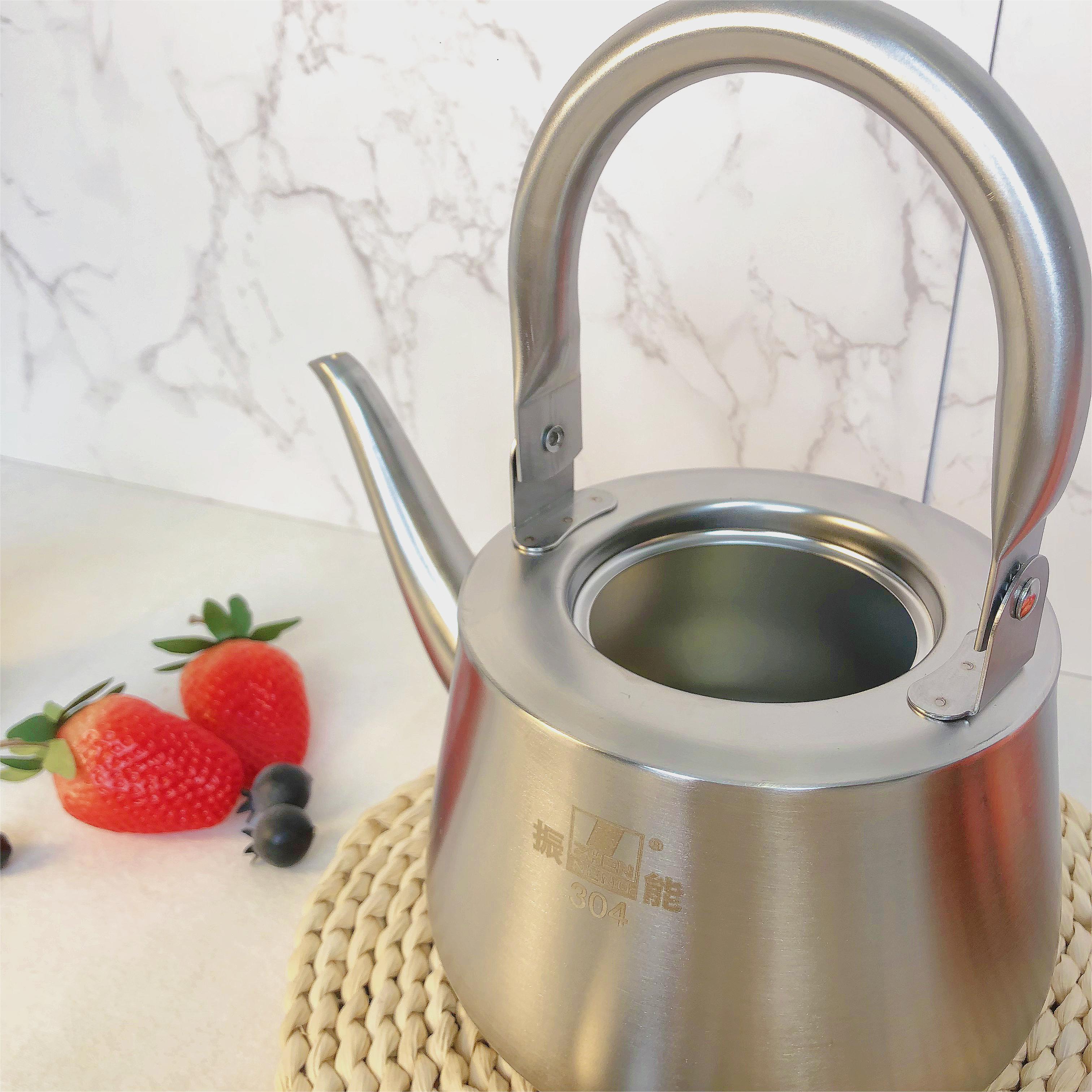 Wholesale OEM/ODM Water Teapot 304 Stainless Steel Electric Whistling Tea Kettle