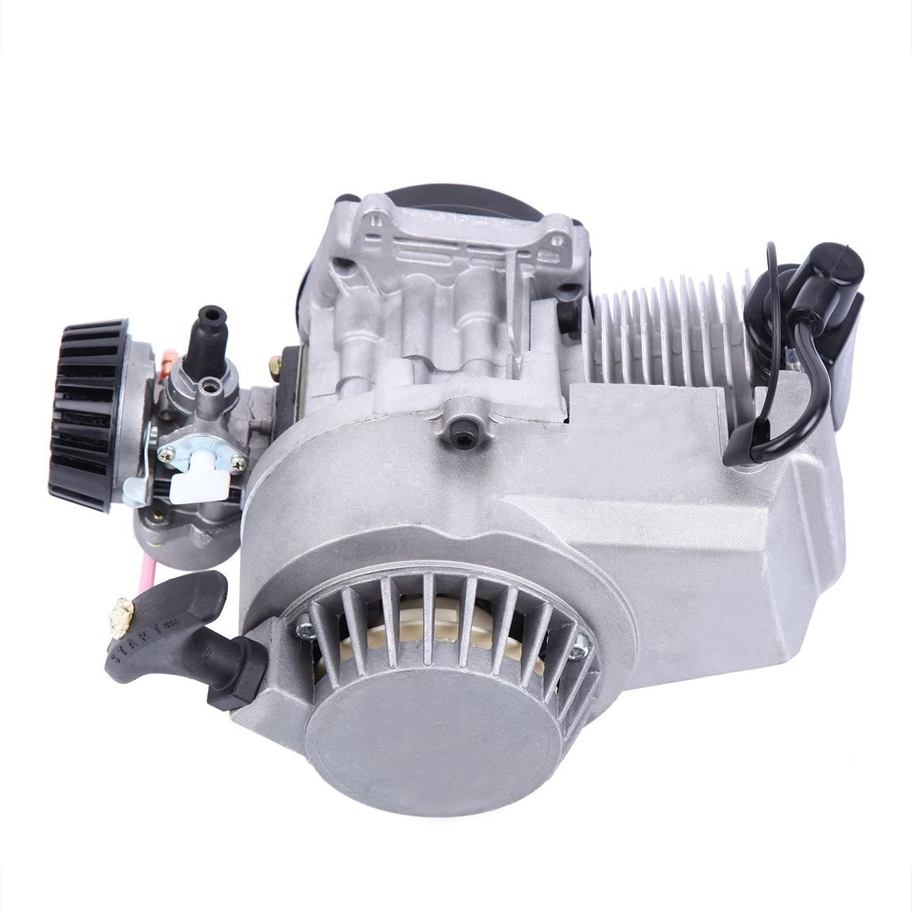 HIAORS 2 Stroke 49cc Dirt Bike Pull Start Engine Starter Motor for Pocket Bike Mini ATV Scooter