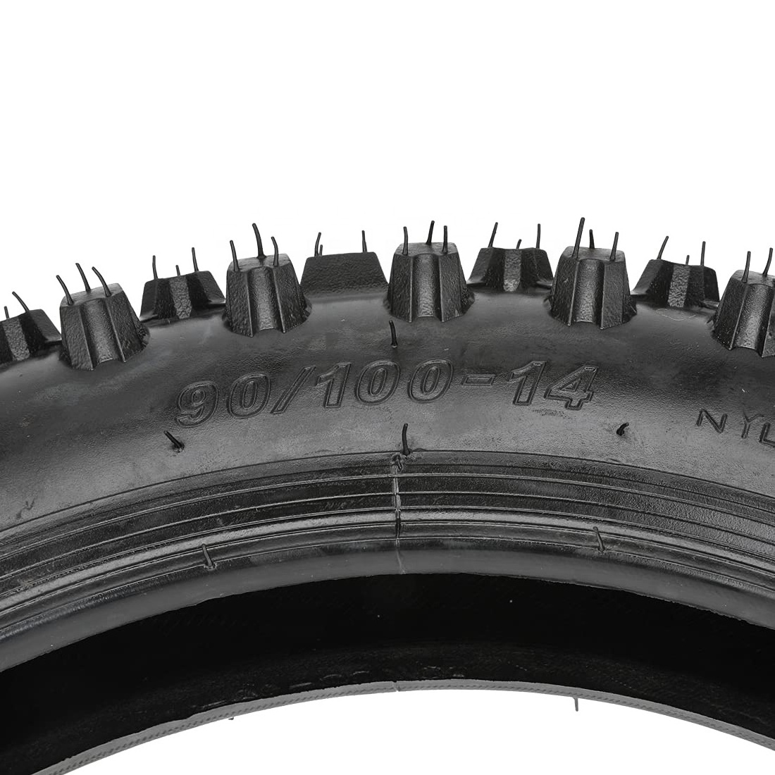 HIAORS Off Road Motorcycle Tire 90/100-14 3.00-14 Knobby Tyre Motocross Pit Dirt Bike 14 inch