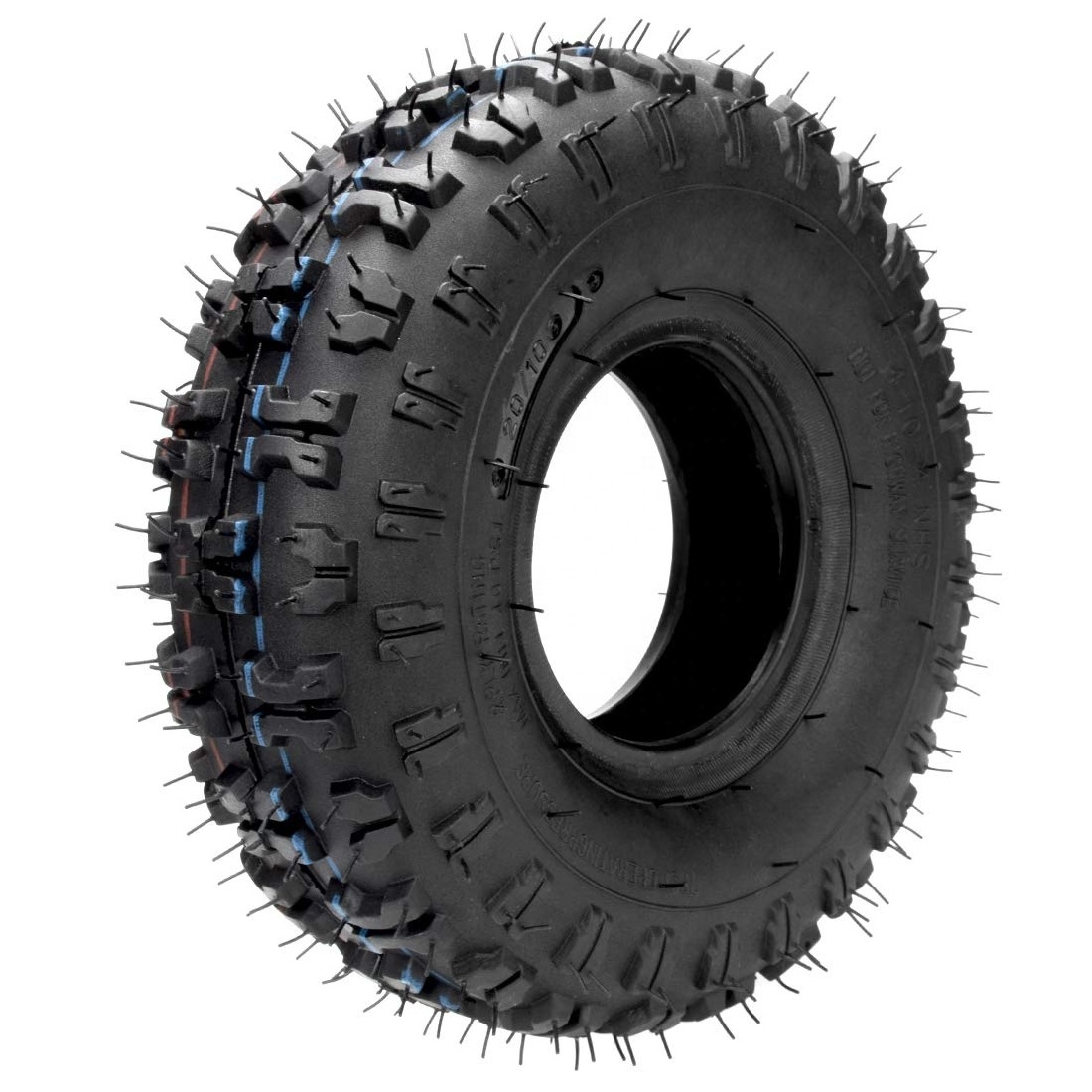 HIAORS 4.10-4 410-4 4.10/3.50-4 Tire for Go Cart Kid ATV 4 wheeler Lawn Mowers Garden Rototiller Snow Blower Mowers Wheelbarrow