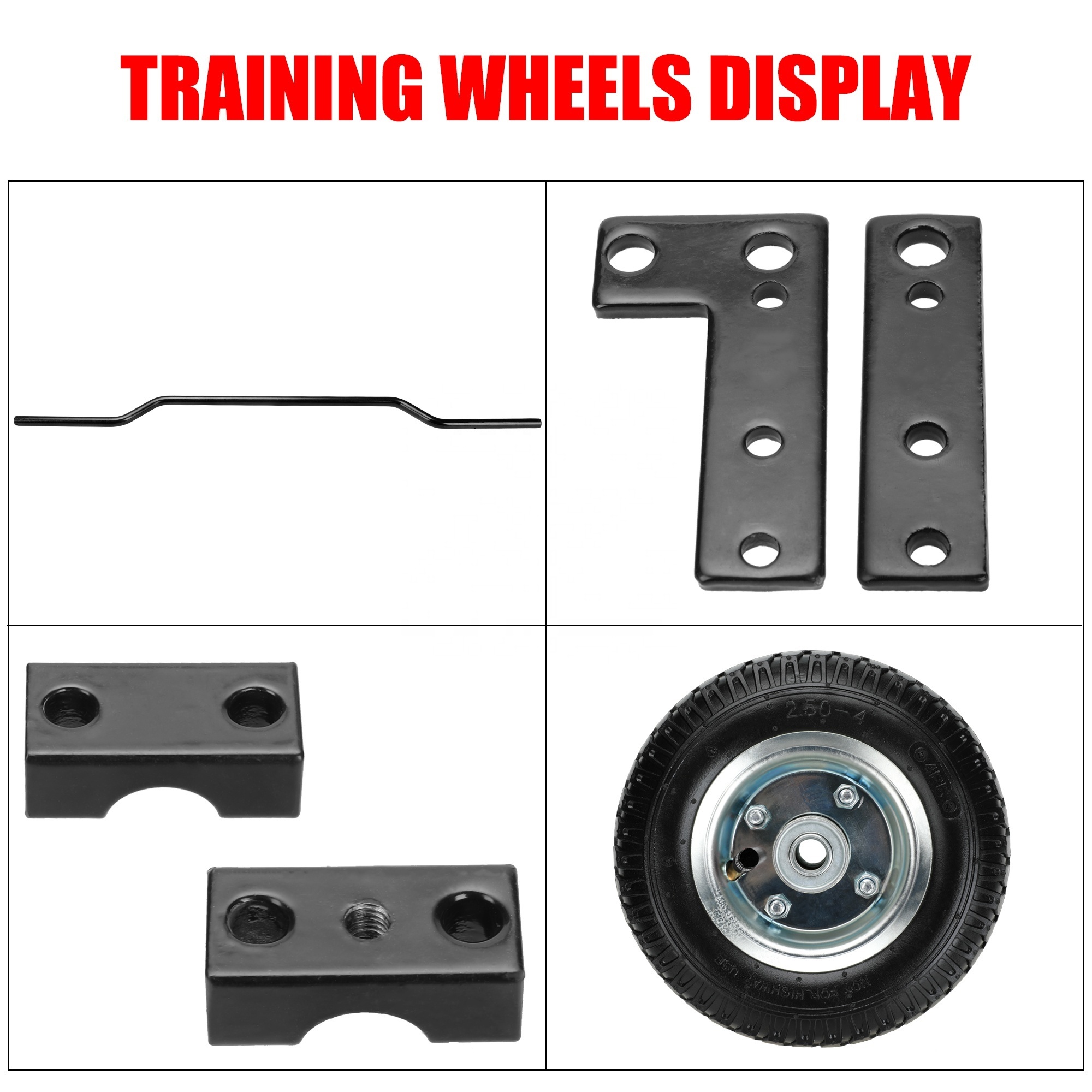 HIAORS Training Wheels for CRF50 MX125 MX350 MX400 Pit Dirt Bike Parts 50cc 49cc X-pro SSR SX50 SR70 TaoTao DB10 110cc TC50 50SX