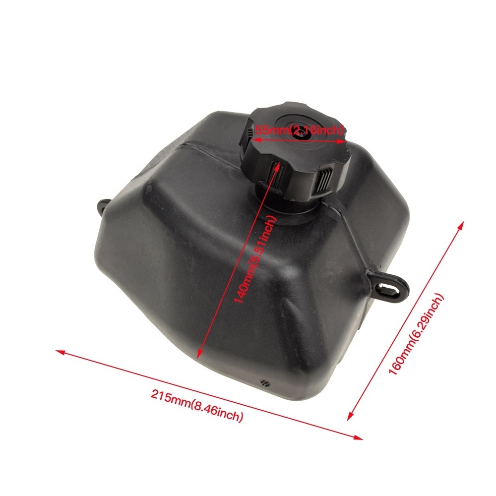 HIAORS 2 Stroke Gas Fuel Tank for Mini ATV Quad Buggy 4 Wheeler 50cc 70cc 90cc 110cc Kids Quad Taotao Chinese Parts