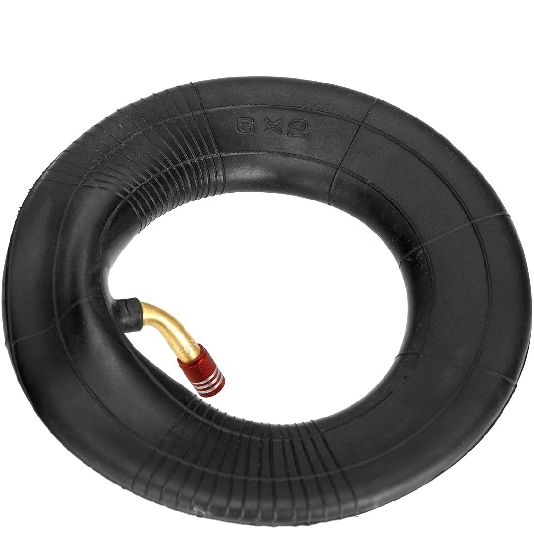 HIAORS 6X2 Inch Inner Tube Tyre for Electric Mobility Gas Scooter with Bent Valve Stem