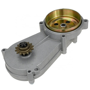 HIAORS Pocket Dirt Bike T8F 14 Tooth Sprocket Transmission Chain Gearbox for 2 Stroke 47cc 49cc Engine Mini ATV