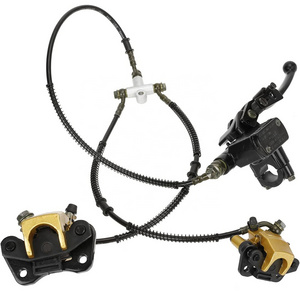 HIAORS Front Disc Brake Hydraulic Master Cylinder Caliper for 50cc 70cc 90cc 110cc 125cc Chinese ATV Quad 4 Wheeler