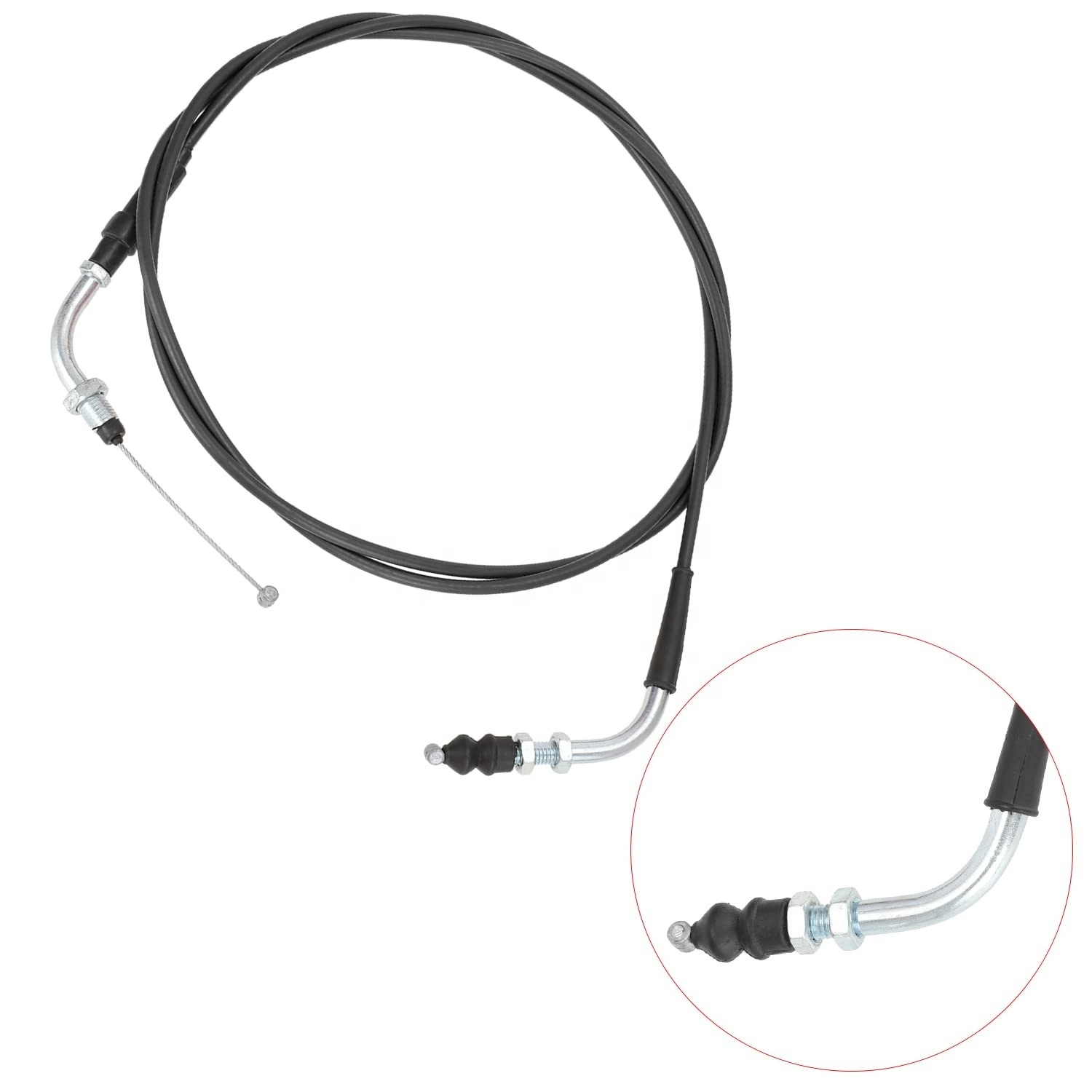 HIAORS 78 inch Throttle Cable for GY6 50cc-150cc Tao Tao BWS Lancer Thunder Vip Future Champion Scooter Moped Go Kart