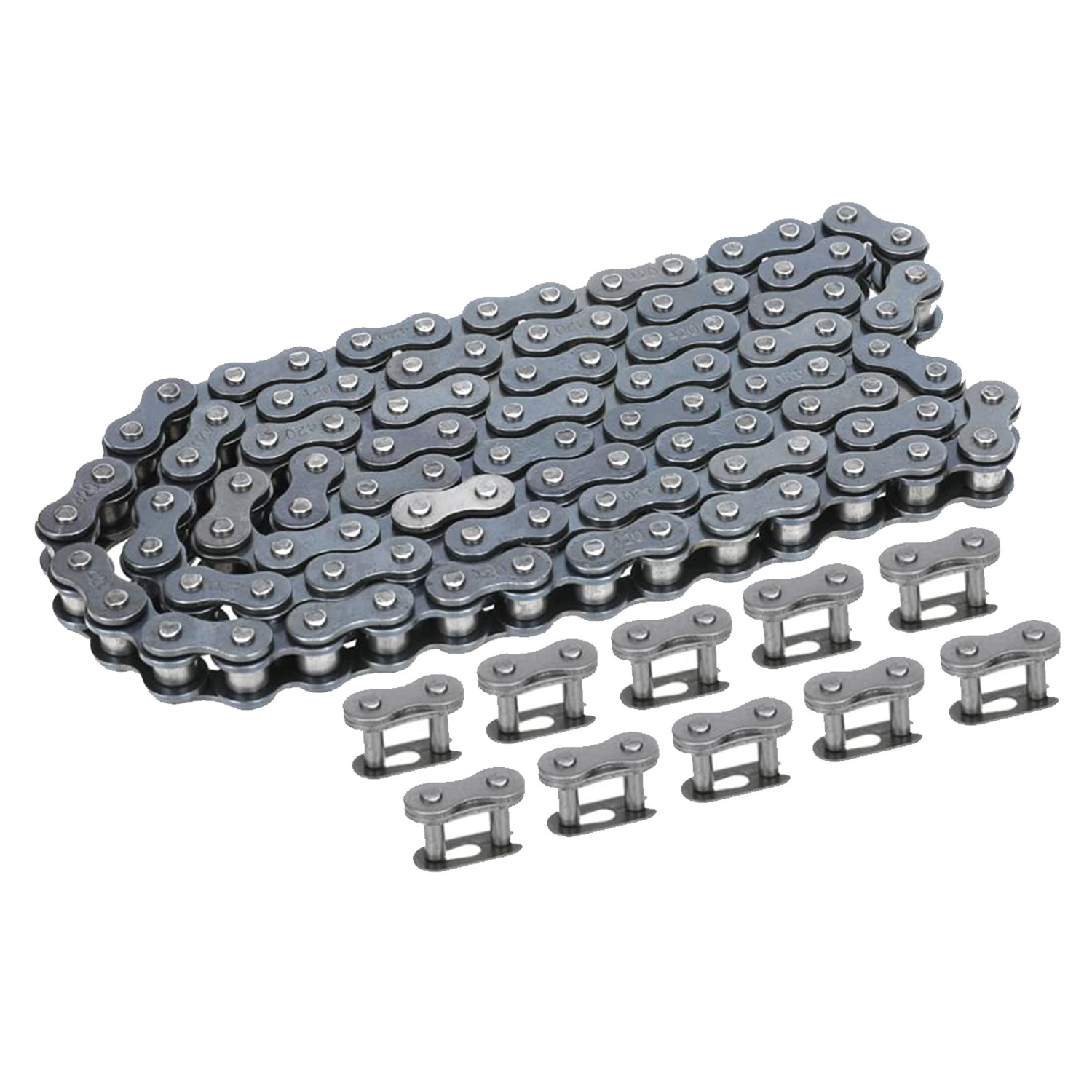 HIAORS 420 Drive Chain 102 Links Heavy Duty for PW80 SSR Coolster Baja Lifan Pit Dirt Bike 4 Wheeler ATV Quad Go Kart Parts