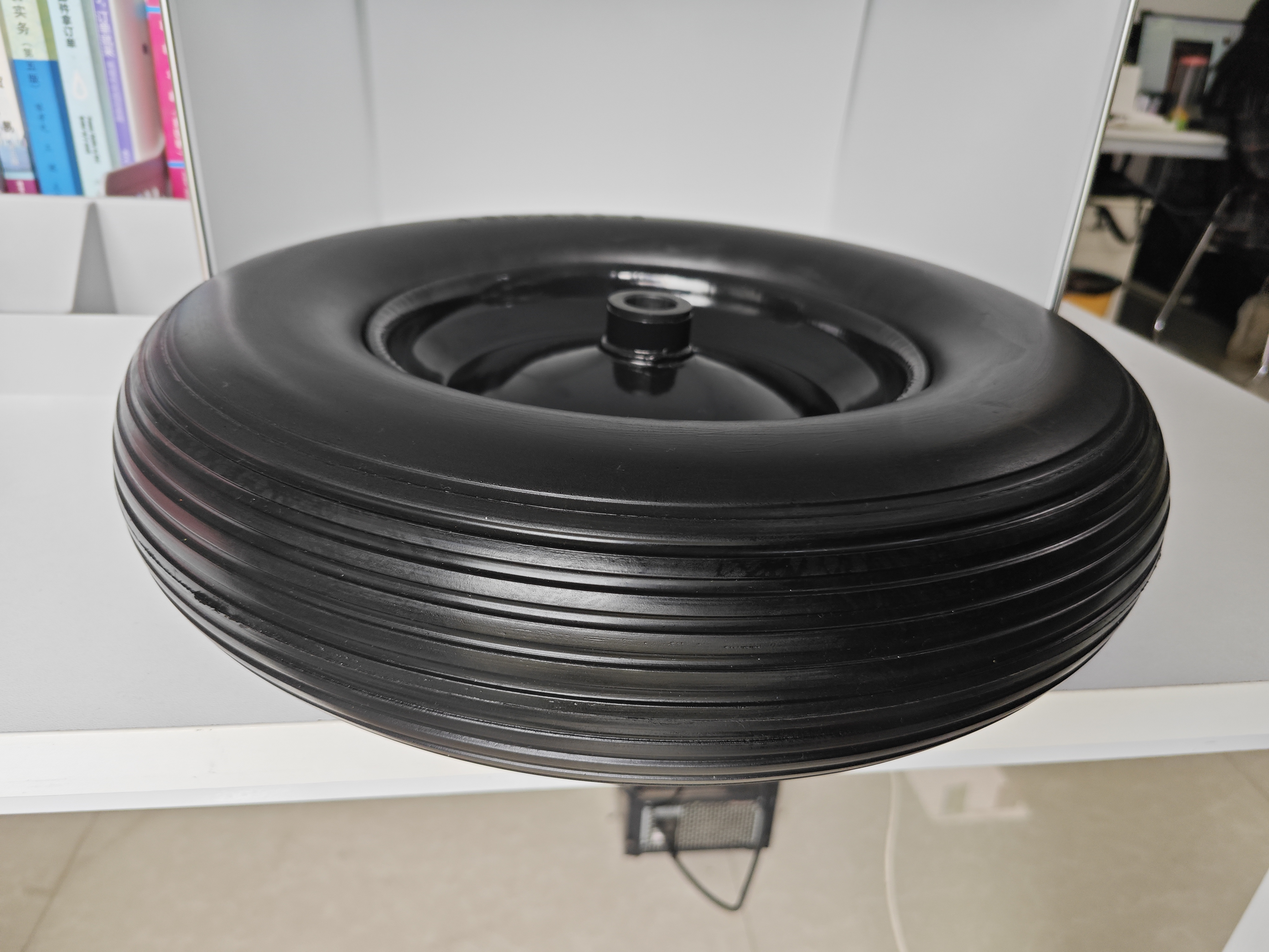 pu foam small trolley wheel solid rubber tires 2.50-4