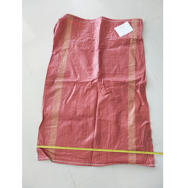 Korean recycled materials Rice sack sugar bag empty cement bag China PP woven bag