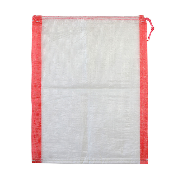 Top sellers poultry chicken white bopp woven feed bag 20kg 50kg animal feed packaging bag for sale